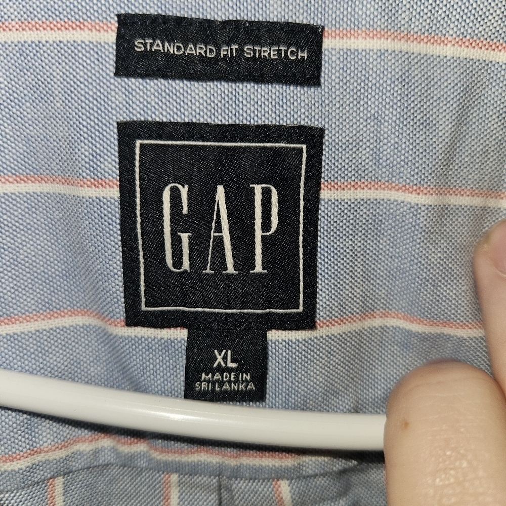 Gap Mens Long Sleeve Button Up Dress Shirt Size Xl - Picture 6 of 11